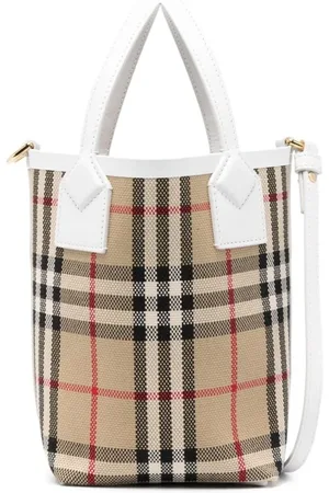 Burberry Taske, Dame, , ONE SIZE, Uld, Vintage-Check Tote Bag