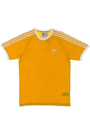 adidas Top, Herre, Gul, XL, Bomuld, 3-Stripes Tee Active Gold