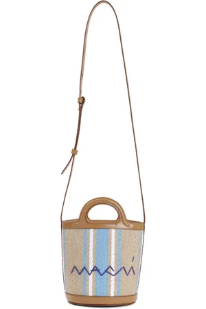 Marni Taske, Dame, Flerfarvet, ONE SIZE, Bomuld, Tropicalia Mini Bucket Håndtaske