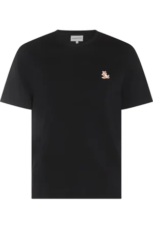 Maison Kitsuné Top, Herre, Sort, M, Bomuld, Chillax Fox T-shirt