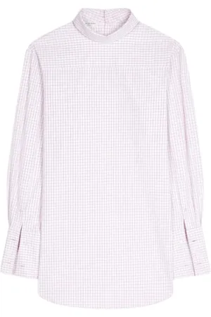 DRIES VAN NOTEN Bluser & Skjorter, Dame, Lyserød, M, Uld, Stilfuld Skjorte