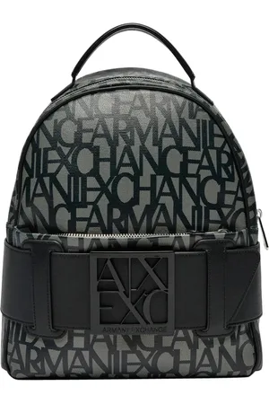 Armani Exchange Taske, Dame, Sort, ONE SIZE, Uld, Stilfuld sort kvinders rygsæk