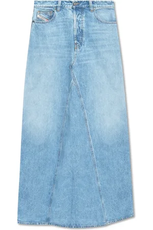 Diesel Nederdel, Dame, Blå, W26, Denim, Denimnederdel