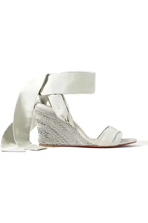 Christian Louboutin Sko, Dame, Grøn, 39 EU, Læder, Wedges Hæle