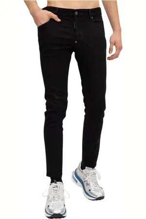 Dsquared2 Jeans, Herre, Sort, 2XL, Bomuld, Klassiske Skinny Jeans