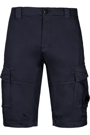 C.P. Company Shorts, Herre, Blå, S, Bomuld, Stretch Sateen Cargo Shorts