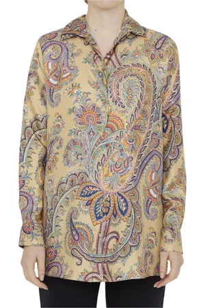 Etro Bluser & Skjorter, Dame, , XS, Paisley Silk Twill Skjorte