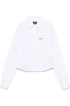 Dsquared2 Bluser & Skjorter, Dame, Hvid, M, Uld, Skjorte