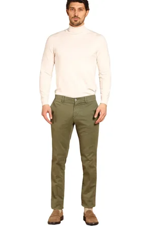 Masons Bukser, Herre, Grøn, L, Bomuld, Stretch Gabardine Chino Bukser