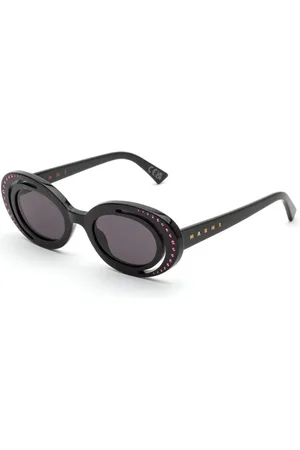 Marni Tilbehør, unisex, Sort, 51 MM, Uld, Zion Canyon Solbriller