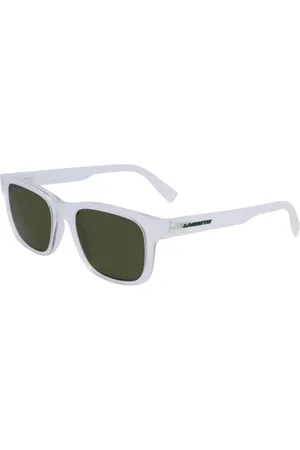 Lacoste Tilbehør, unisex, Hvid, 50 MM, Uld, Unisex Solbriller