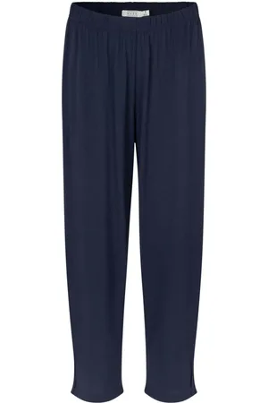 Masai Bukser, Dame, Blå, XS, Polyester, Relaxed Fit Mapatti Bukser