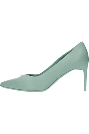 Max Mara Sko, Dame, Grøn, 37 EU, Læder, Læder Pumps