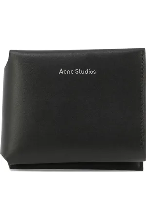 Acne Studios Tilbehør, Herre, Sort, ONE SIZE, Trifold Wallet
