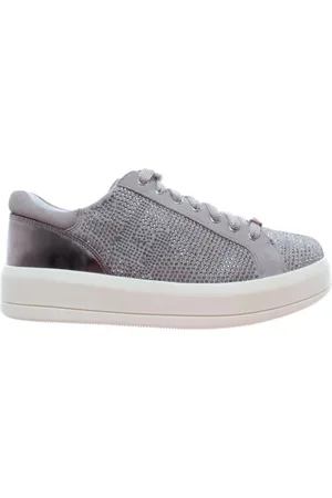 Liu Jo Sko, Dame, Grå, 36 EU, Suede, Lysegrå Suede Sneakers