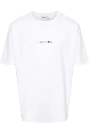 Lanvin Top, Herre, Hvid, L, Bomuld, Optic Tee