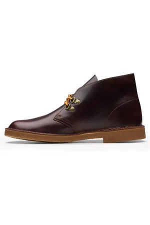 Clarks Sko, Dame, Rød, 40 EU, Læder, Burgundy Læder Hiker Støvle
