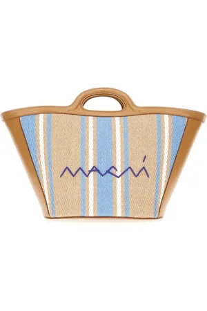 Marni Taske, Dame, Flerfarvet, ONE SIZE, Rayon, Tropicalia Tote Bag