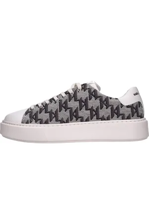 Karl Lagerfeld Sko, Herre, Flerfarvet, 45 EU, Læder, Sneakers MultiColour