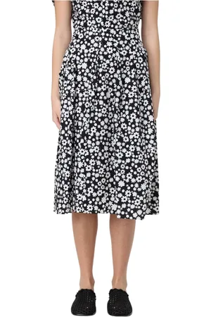 Marni Nederdel, Dame, Flerfarvet, XS, Uld, Stilfuld A-Line Nederdel