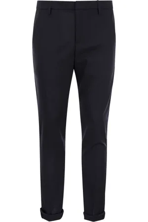 Dondup Bukser, Herre, Blå, W36, Uld, Gaubert Slim-fit Bukser