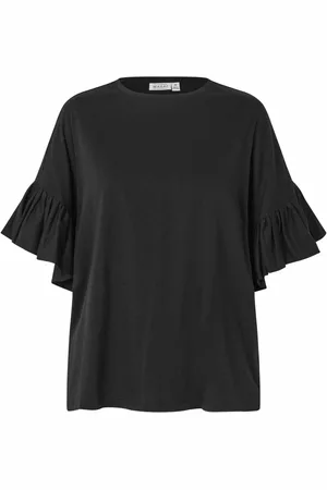 Masai Top, Dame, Sort, L, Sort Rynket Top & T-Shirt