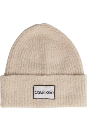 Calvin Klein Tilbehør, Dame, , ONE SIZE, Uld, Lux Uld Beanie