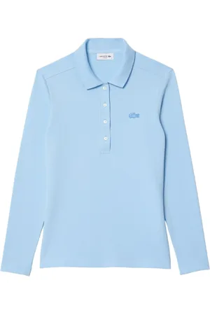 Lacoste Top, Dame, Blå, 2XS, Clear Polo Shirt