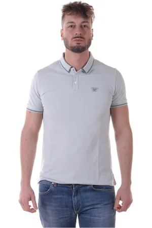 Emporio Armani Top, Herre, Grøn, XL, Bomuld, Polo Bluser