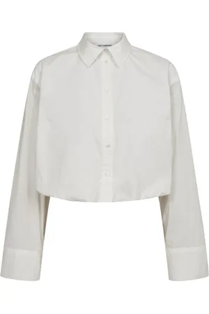 Co`Couture Bluser & Skjorter, Dame, Hvid, L, Bomuld, Balloon Blouse Dandy