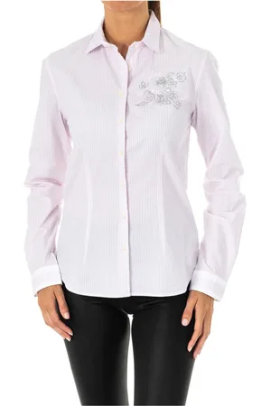 La Martina Bluser & Skjorter, Dame, Lyserød, 2XL, Bomuld, Langærmet Skjorte