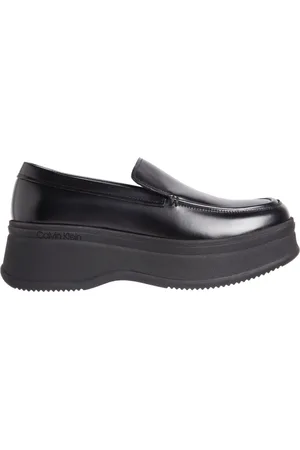 Calvin Klein Sko, Dame, Sort, 39 EU, Læder, Sorte Loafers