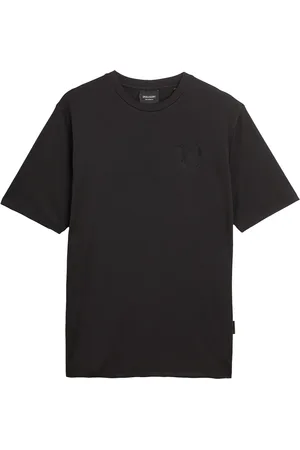Lyle & Scott Top, Herre, Sort, XL, Panelled Neoprene T-Shirt