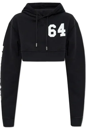 Dsquared2 Sweathshirts & Hoodies, Dame, Sort, 2XS, Bomuld, Hoodie