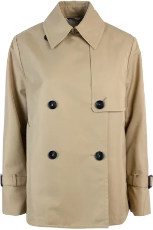 Max Mara Frakke, Dame, , S, Bomuld, Biglia Trenchcoat