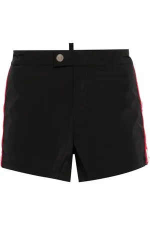Dsquared2 Badetøj, Herre, Sort, L, Side Logo Badeshorts