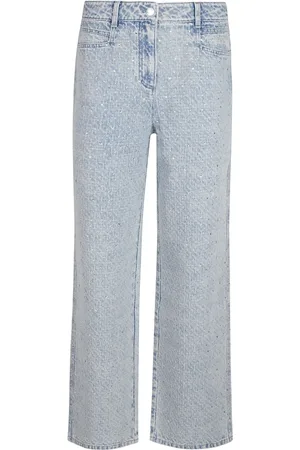 IRO Jeans, Dame, Blå, M, Uld, Stilfulde Dalou Bukser