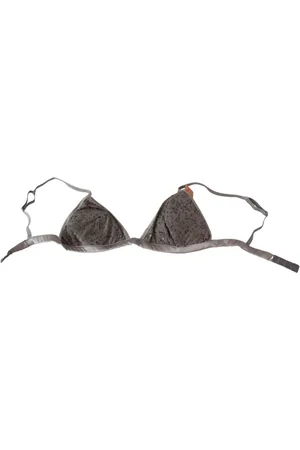 ERMANNO SCERVINO Undertøj, Dame, Grå, M, Bomuld, Grå Sequined Triangolo BH