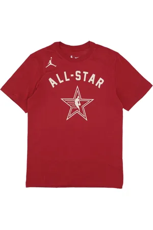 Jordan Top, Herre, Rød, XL, Bomuld, NBA All Star Game Tee Giannis Antetokounmpo