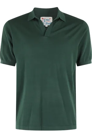 MC2 SAINT BARTH Top, Herre, Grøn, XL, Bomuld, Klassisk Polo T-shirt i grøn
