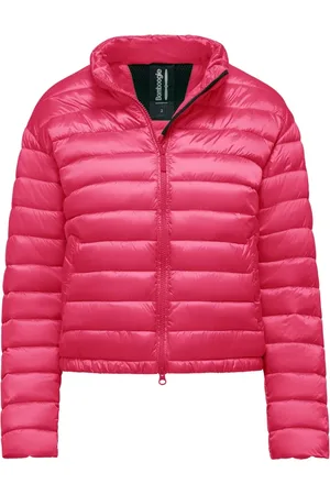 Bomboogie Jakke, Dame, Lyserød, 2XL, Nylon, Skinnende nylonforet jakke med stand-up krave