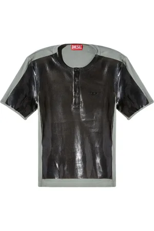 Diesel Top, Herre, Sort, L, Uld, Stilfuld Skjortekollektion
