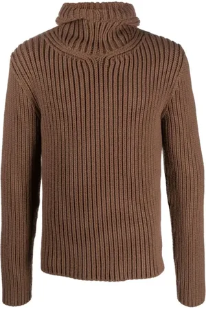 Lanvin Strik, Herre, Brun, M, Uld, Hooded Jumper