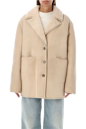 Loulou Studio Jakke, Dame, , S, Cirebo Ivory Shearling Frakke