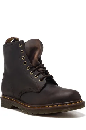 Dr. Martens Sko, Herre, Brun, 40 EU, Læder, Læder Snørestøvletter