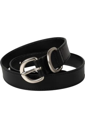 Calvin Klein Tilbehør, Dame, Sort, 95 CM, Læder, Læderbælte