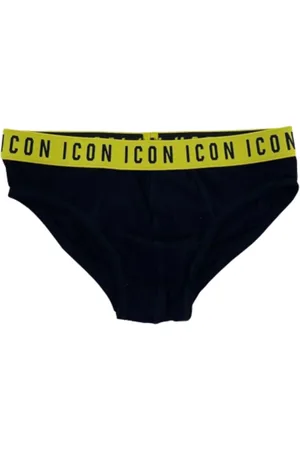Dsquared2 Undertøj, Herre, Sort, XL, Bomuld, Logato Icon Slip