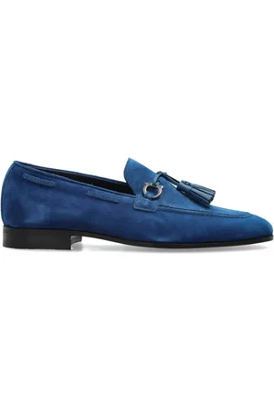 Salvatore Ferragamo Sko, Herre, Blå, 40 EU, Basilea Loafers