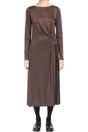 Max Mara Kjole, Dame, Brun, S, Midi Sommerkjole