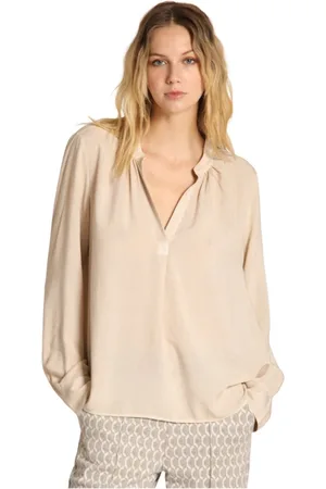 Masons Bluser & Skjorter, Dame, Grå, M, Polyester, Adele Lurex Skjorte